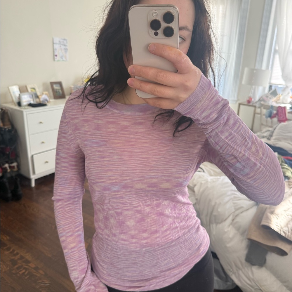 Lavender Long Sleeve Women's Top